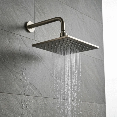 High-end bathroom fixtures and custom cabinetry detail